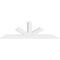 Ekena Millwork Saratoga Architectural Grade PVC Gable Bracket, 60"W x 17 1/2"H x 4"D x 4"F, 7/12 Pitch GBP060X18X0404SAR00 - alternate 2